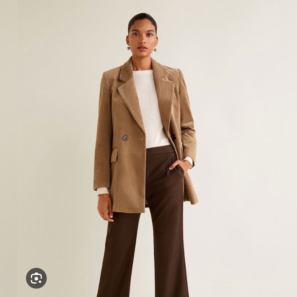 Mango oversized corduroy blazer NWT